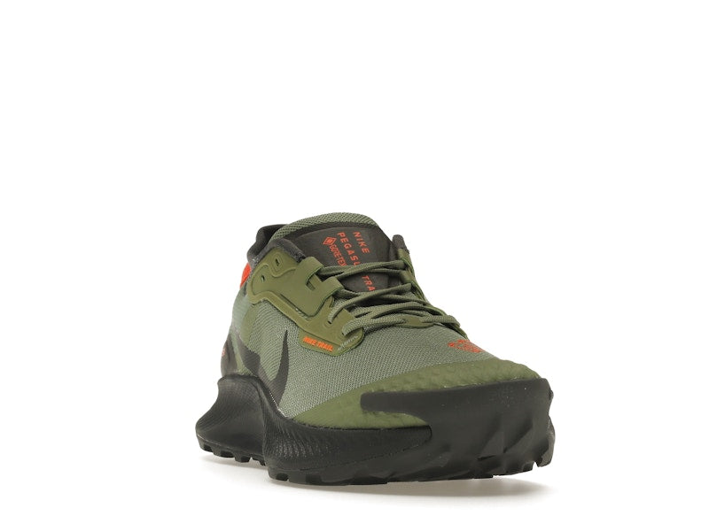 Nike Pegasus Trail 3 Gore-Tex Oil Green Iron Grey Total Orange