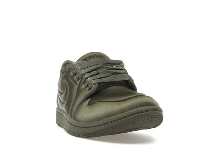 Jordan 1 Low Method of Make Satin Medium Olive (Women's)