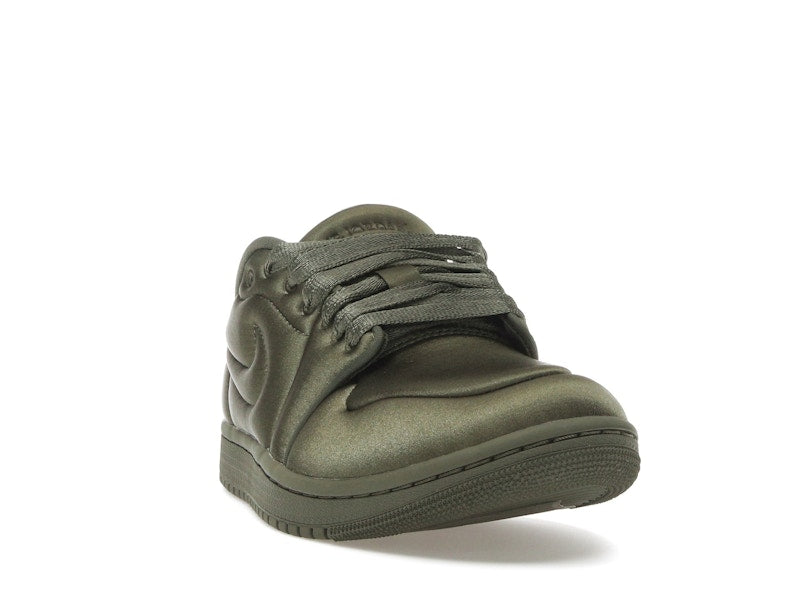 Jordan 1 Low Method of Make Satin Medium Olive (Women's)