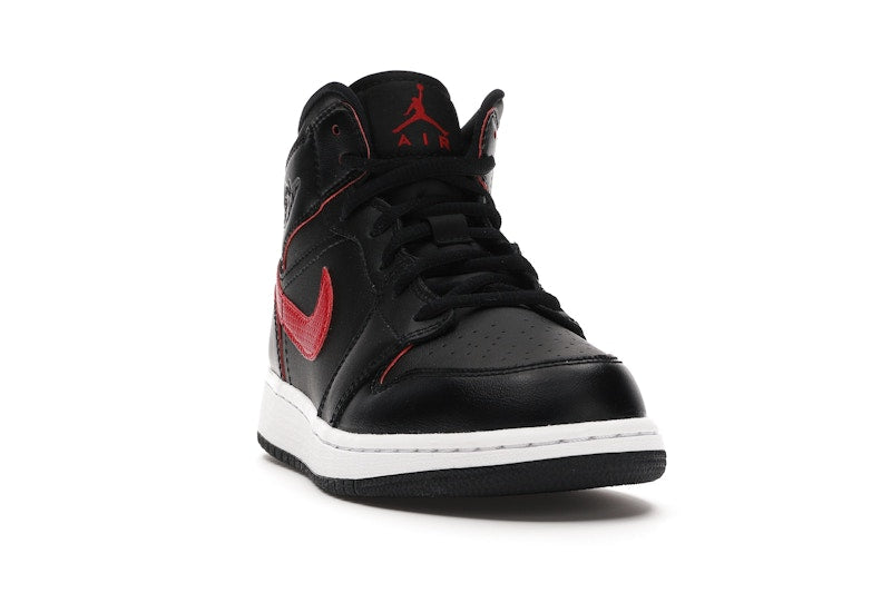 Jordan 1 Retro Mid Black Gym Red (GS)