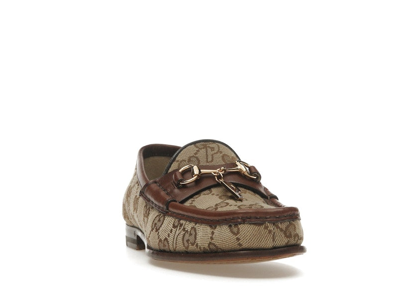 Palace x Gucci GG-P Canvas Horsebit P Charm Beige