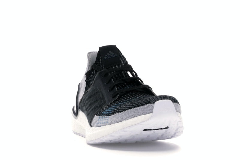 adidas Ultra Boost 19 Core Black Grey Six Shock Cyan