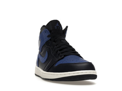 Jordan 1 Mid Obsidian Game Royal
