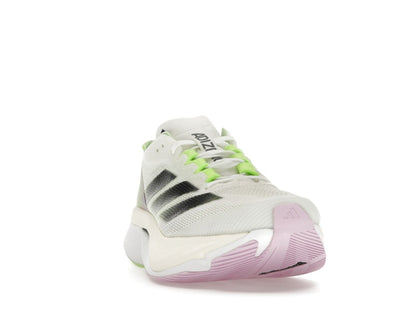 adidas Adizero Boston 12 Cloud White Core Black Green Spark