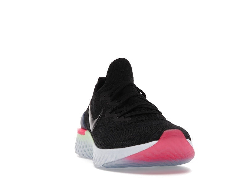 Nike Epic React Flyknit 2 Black Sapphire Hyper Pink