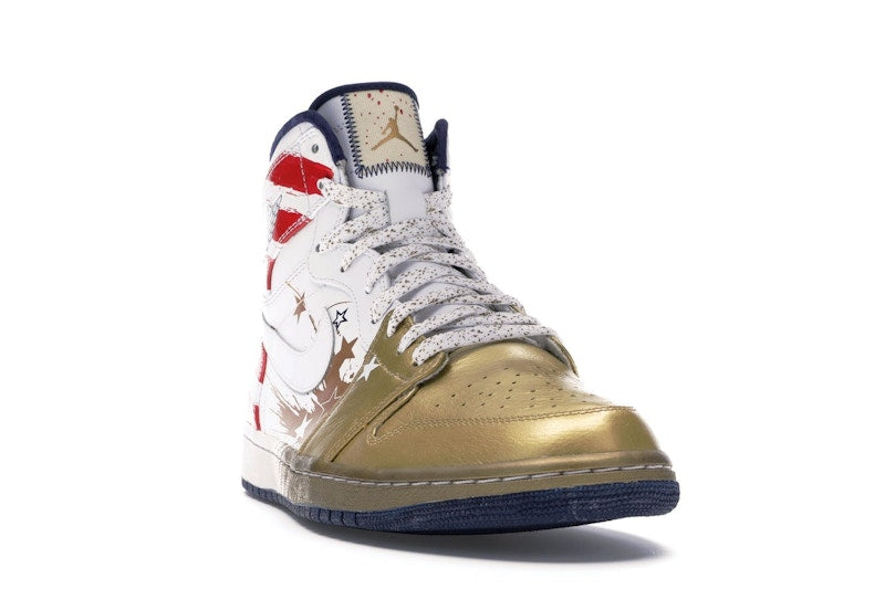 Jordan 1 Retro Dave White Wings For the Future Gold