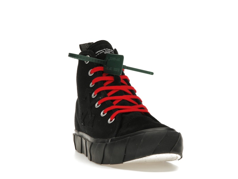 OFF-WHITE Vulcanized Hi Canvas Black Red