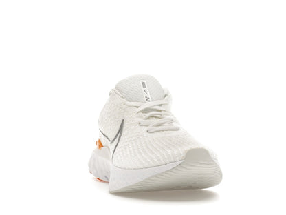 Nike React Infinity Run Flyknit 3 White Grey Kumquat