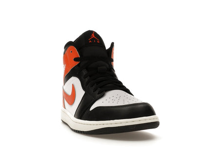 Jordan 1 Mid Black Toe Starfish