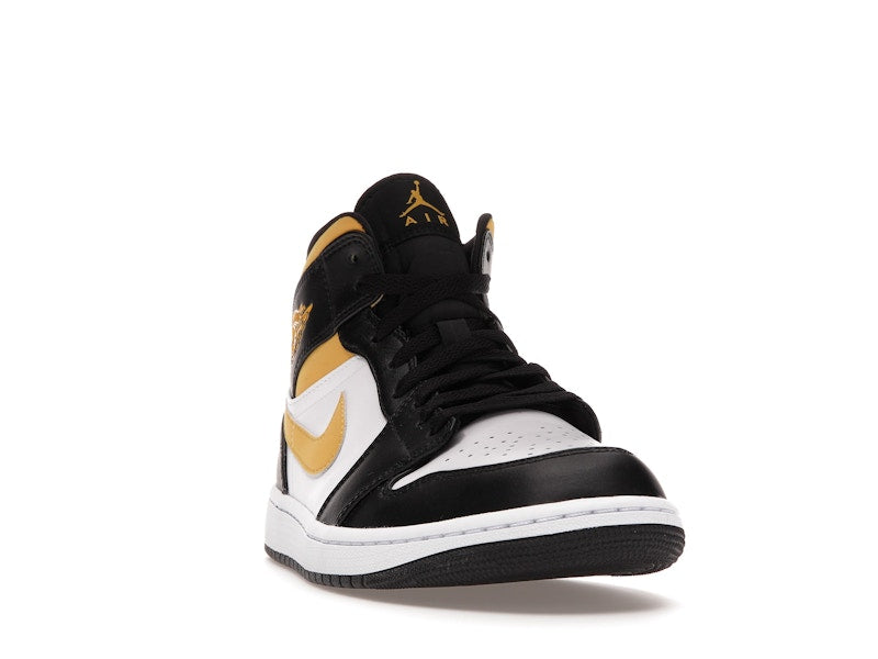 Jordan 1 Mid White Pollen Black