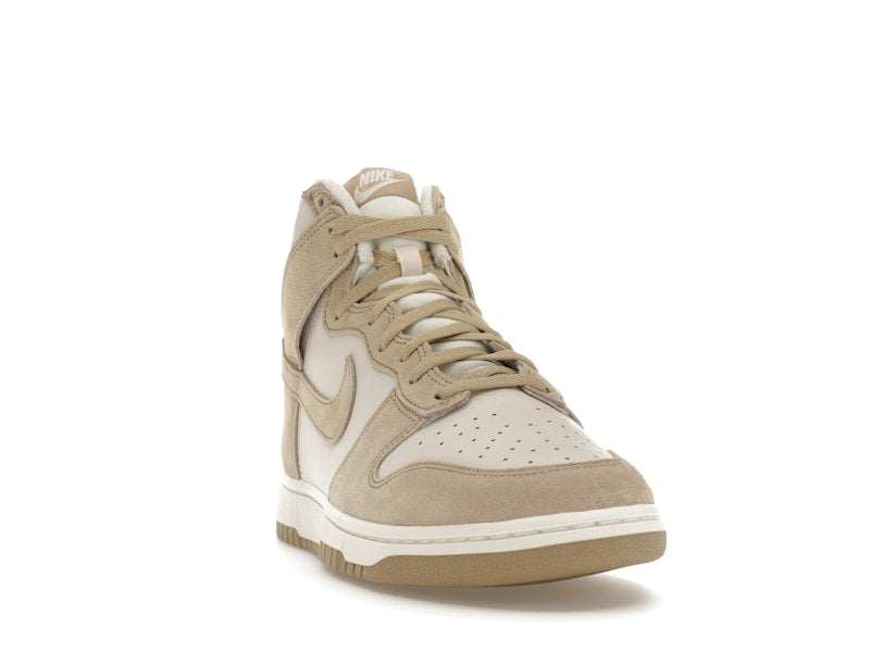 Nike Dunk High Tan Suede White