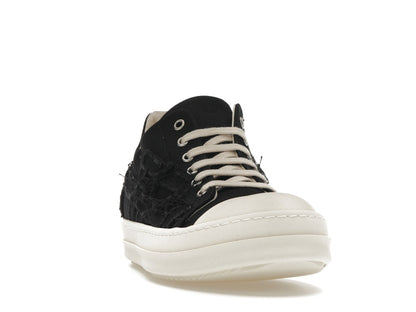 Rick Owens DRKSHDW Slashed Low Sneaks Black Milk