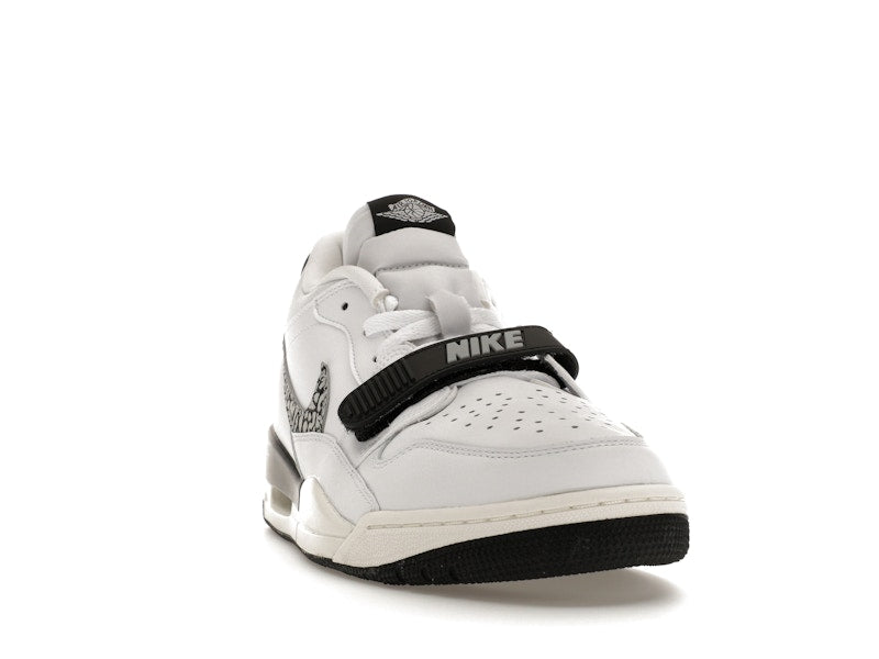 Jordan Legacy 312 Low White Black Elephant Swoosh