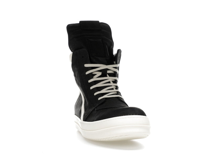 Rick Owens Geobasket High Black Milk