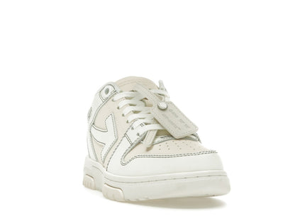 OFF-WHITE Out Of Office OOO Low Tops Cream White