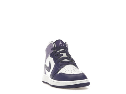 Jordan 1 Mid White Sky J Purple (GS)