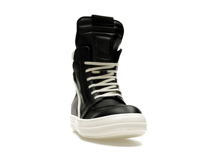 Rick Owens Strobe Geobasket High Black Milk
