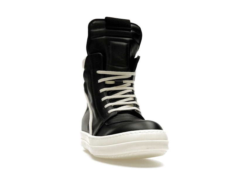 Rick Owens Strobe Geobasket High Black Milk