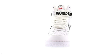 Nike Air Force 1 High Supreme World Famous White