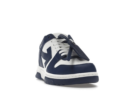 OFF-WHITE Out Of Office "OOO" Low Tops Dark Blue White