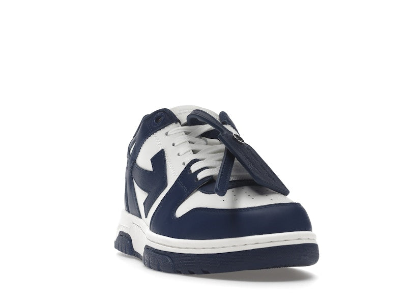 OFF-WHITE Out Of Office "OOO" Low Tops Dark Blue White