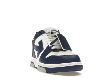 OFF-WHITE Out Of Office OOO Low Tops White Royal Blue