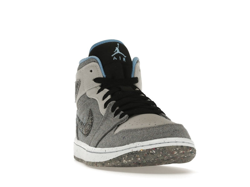 Jordan 1 Mid Crater Grey University Blue