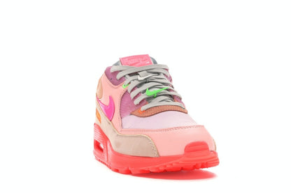 Nike Air Max 90 PRM Platinum Crimson/Bright Purple (Women's)