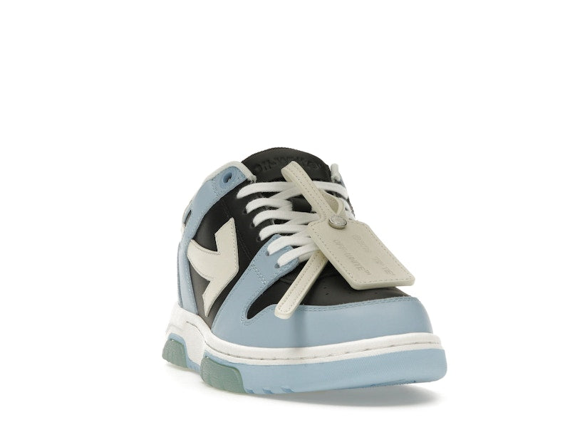 OFF-WHITE Out Of Office OOO Low Tops Light Blue Black