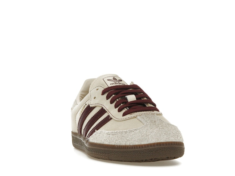 adidas Samba OG Wonder White Maroon (Women's)