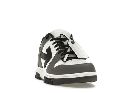 OFF-WHITE Out Of Office OOO Low Tops Dark Gray Black