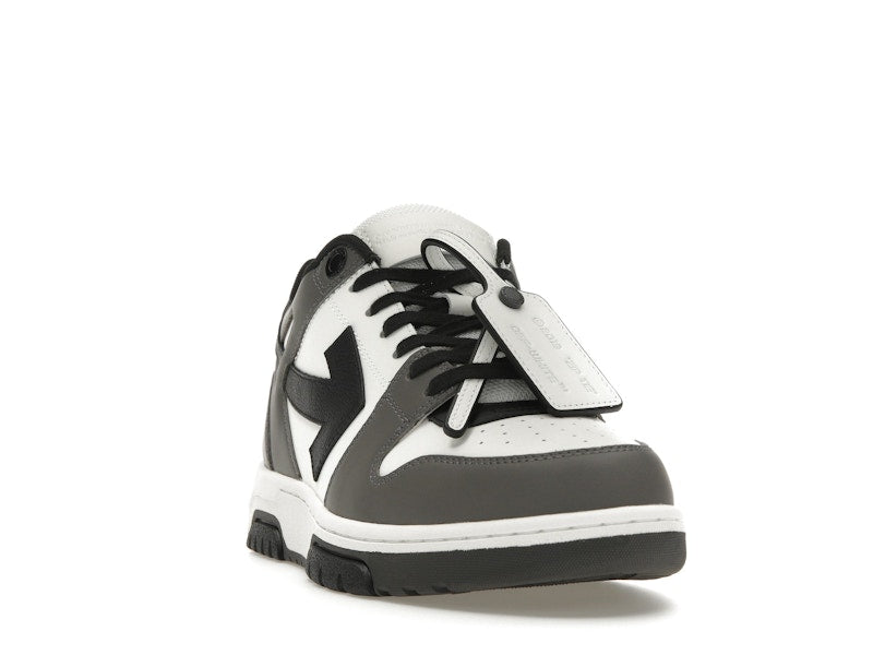 OFF-WHITE Out Of Office OOO Low Tops Dark Gray Black
