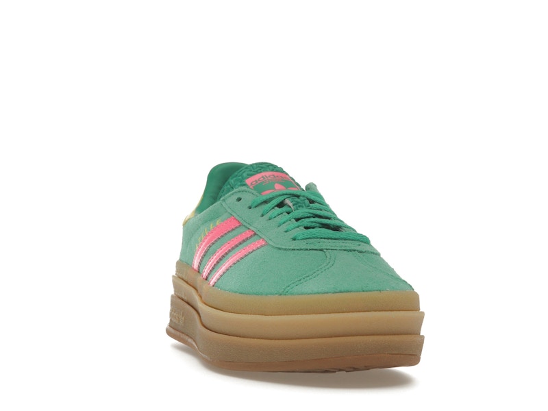adidas Gazelle Bold Court Green Lucid Pink (Women's)
