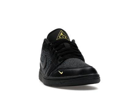 Jordan 1 Low Black Elephant Print