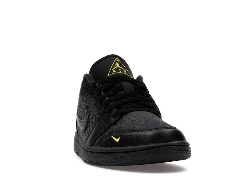 Jordan 1 Low Black Elephant Print