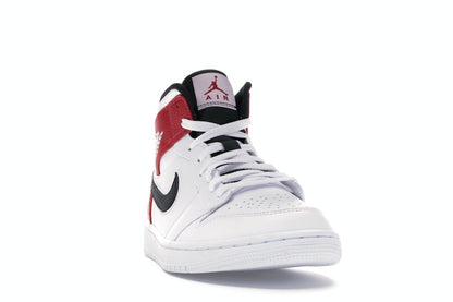 Jordan 1 Mid White Black Gym Red
