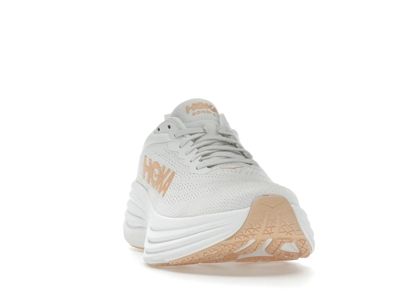 Hoka One One Bondi 8 White Cantaloupe (Women's)