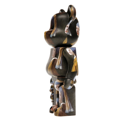 Bearbrick Johannes Vermeer (Girl with a Pearl Earring) 100% & 400% Set