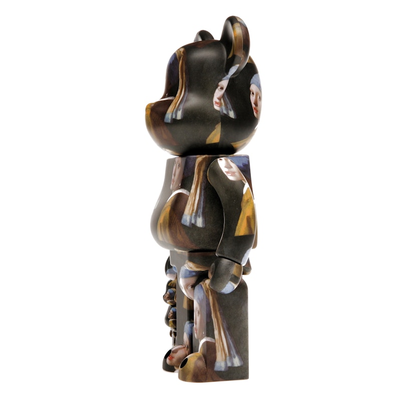 Bearbrick Johannes Vermeer (Girl with a Pearl Earring) 100% & 400% Set