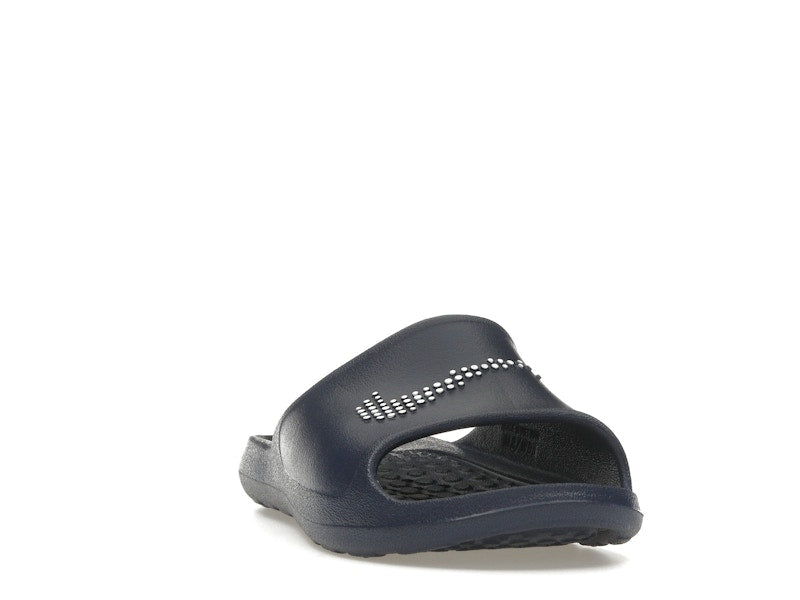 Nike Victori One Shower Slide Polka Dot Swoosh Midnight Navy