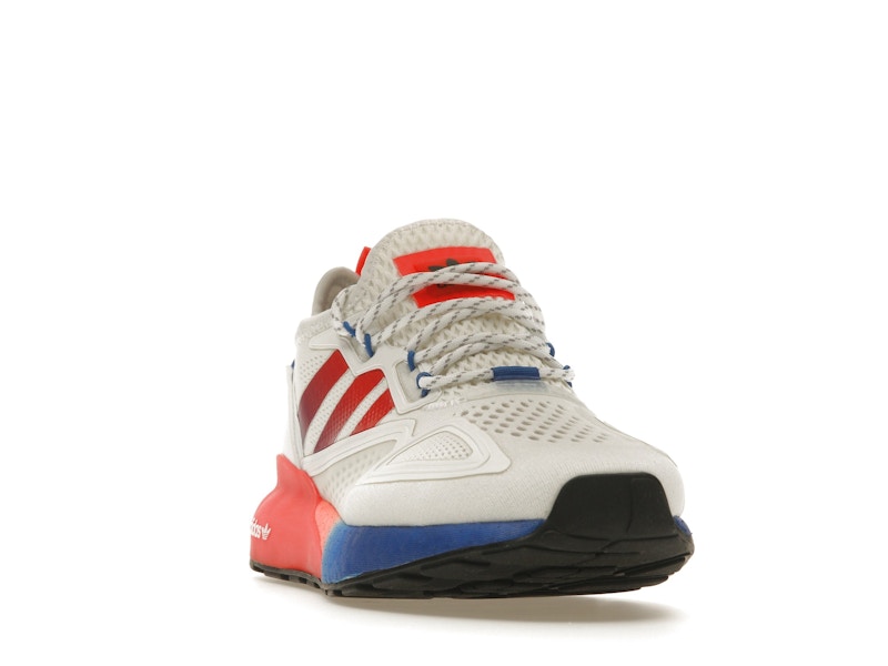 adidas ZX 2K Boost White Solar Red Blue