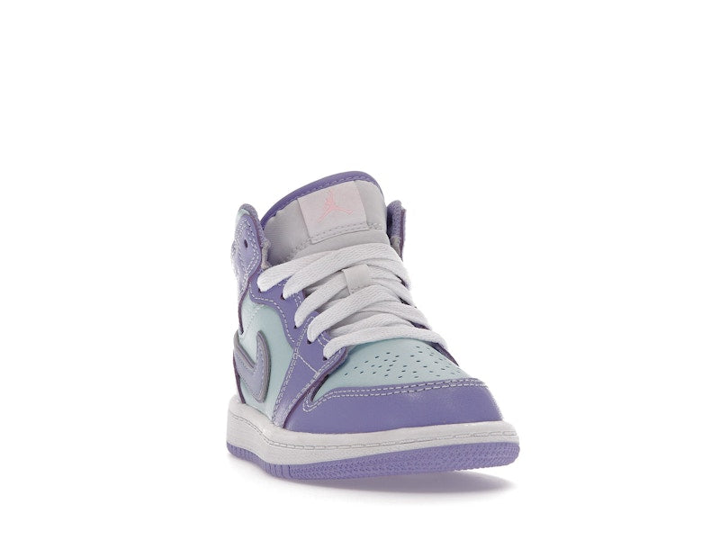 Jordan 1 Mid Purple Aqua (PS)