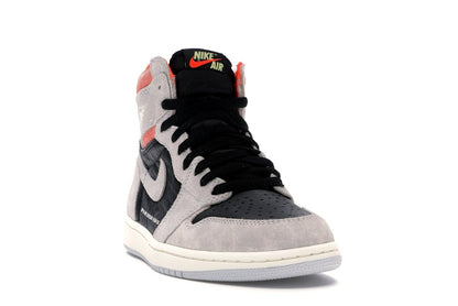 Jordan 1 Retro High Neutral Grey Hyper Crimson