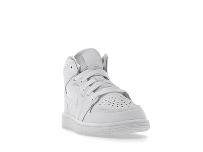 Jordan 1 Mid Triple White (2021) (PS)