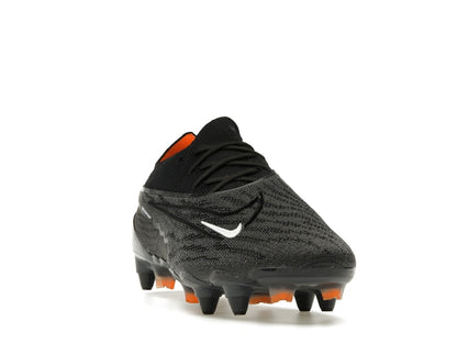 Nike Gripknit Phantom GX Elite SG-Pro Anti-Clog Traction Black Dark Smoke Grey Total Orange