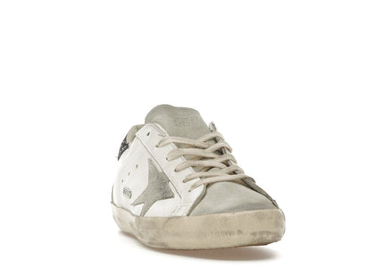 Golden Goose Super-Star White Dark Grey Glitter (Women's)