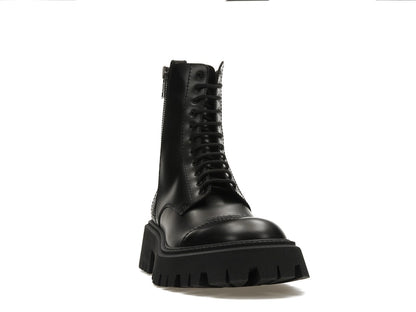 Balenciaga Tractor 20mm Zip Up Boot Black