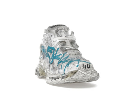 Balenciaga Runner Graffiti White Blue