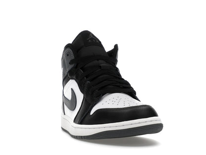 Jordan 1 Mid Black White Iron Grey