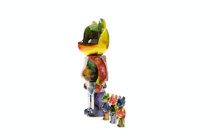 Bearbrick Pushead 4 pc Set 100% & 400% Set Multi